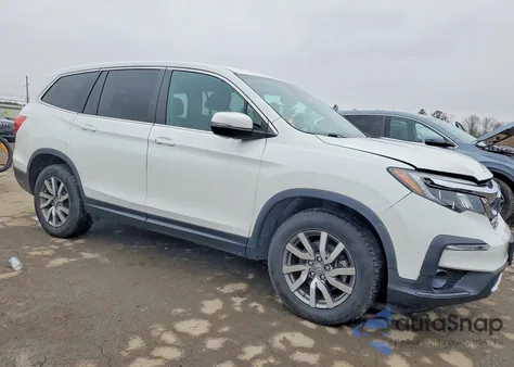 2021 Honda Pilot Ex z USA, uszkodzony, nr VIN 5FNYF6H33MB067489